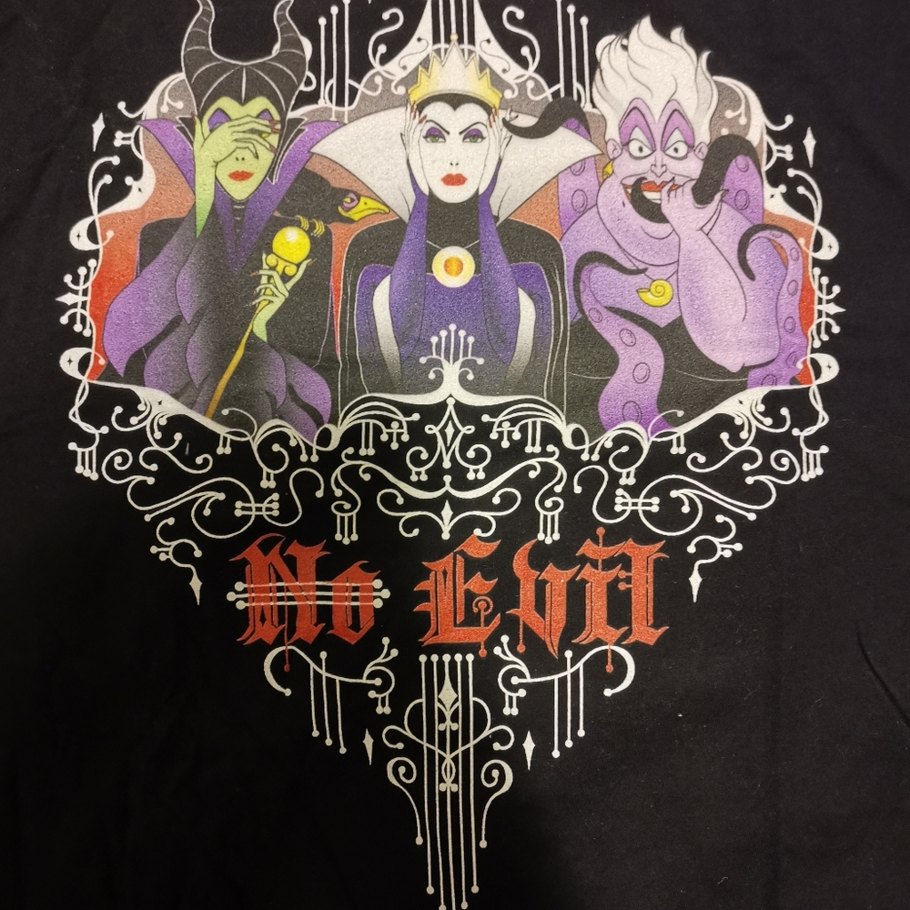 No Evil Disney Teepublic Graphic Tee Black S